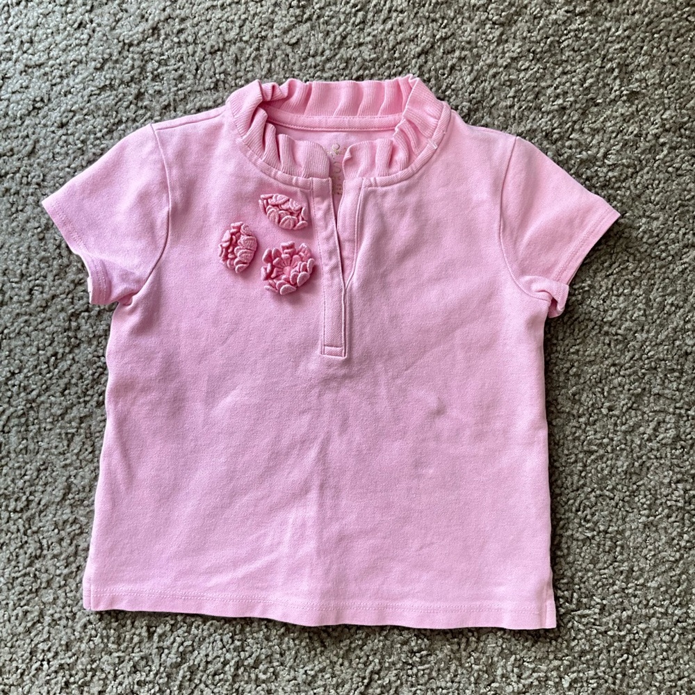 Lilly Pulitzer Pink Floral Top